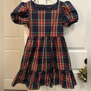 J.Crew/Crewcuts Plaid girls holiday dress